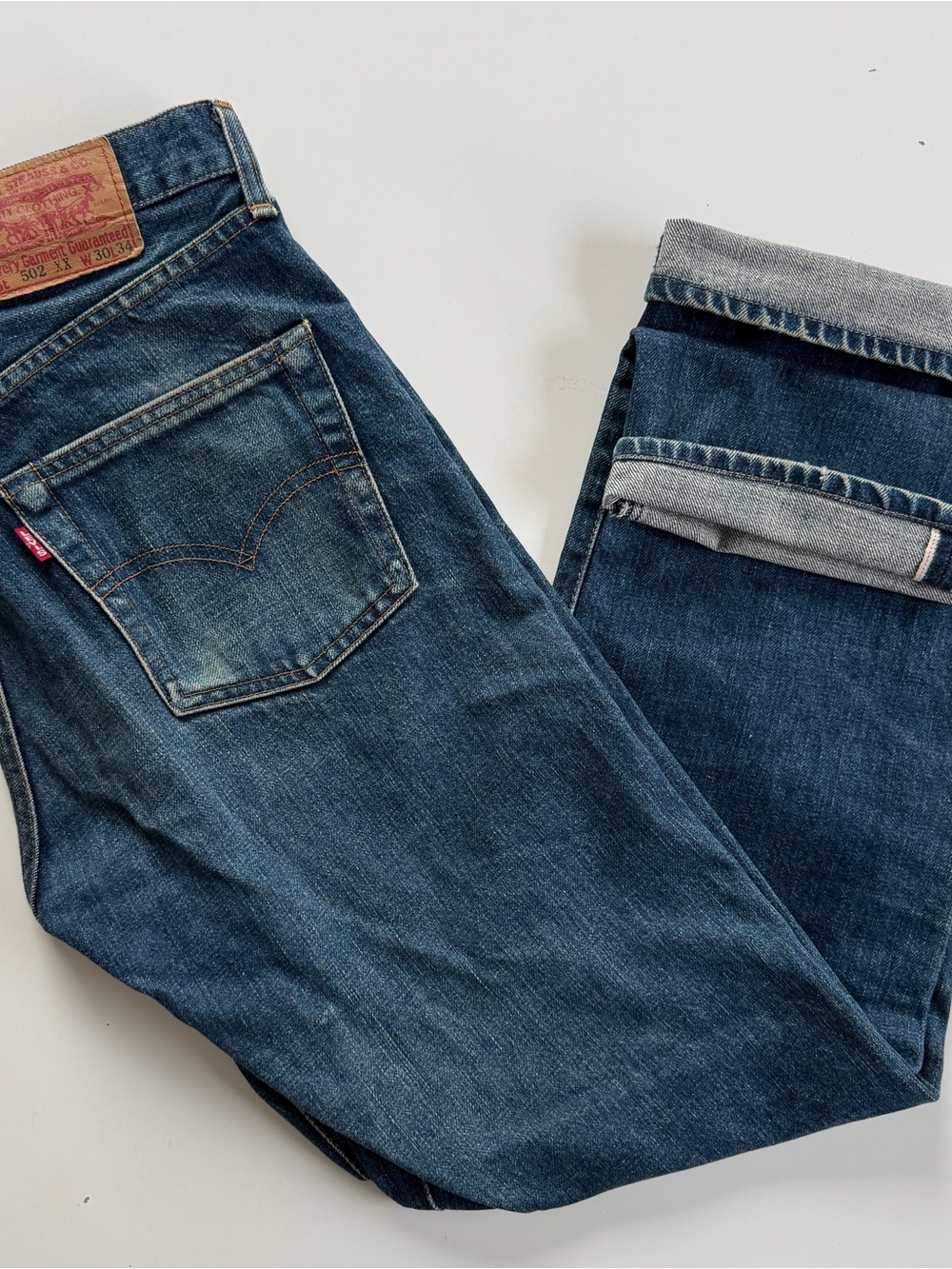 Vintage 90s Levi's 502XX Made In Japan Selvedge Denim W30 L31 Talon Zip Jeans
